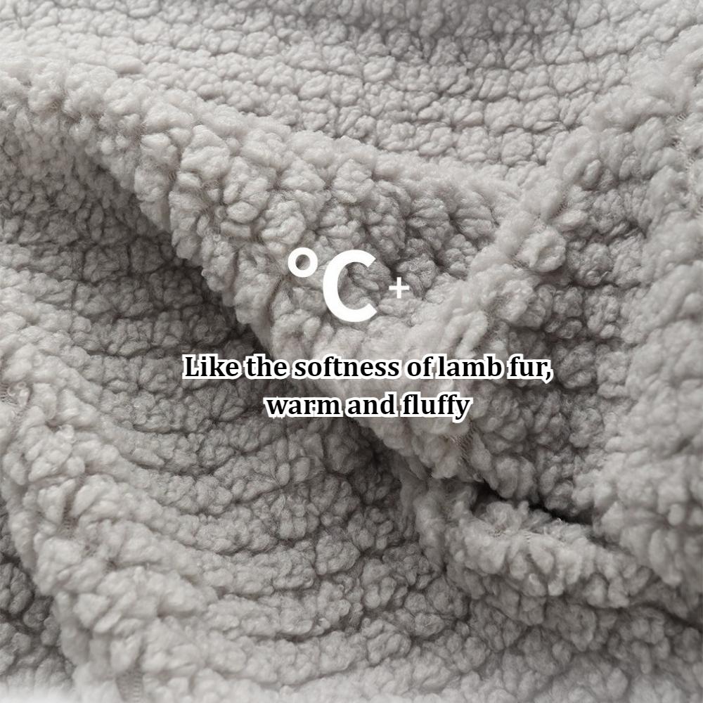 Winter Warm & Cozy 3D Pattern Short Plush Steering Wheel Cover – Ultra-Soft Lamb Fleece Feel, Non-Slip Grip Rubber Inner Ring