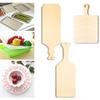 Set of 6 Wooden Cutting Boards Mini Paddle Boards for Serving Charcuterie Snacks Cheese Bread Food Photography Props Unique Shap