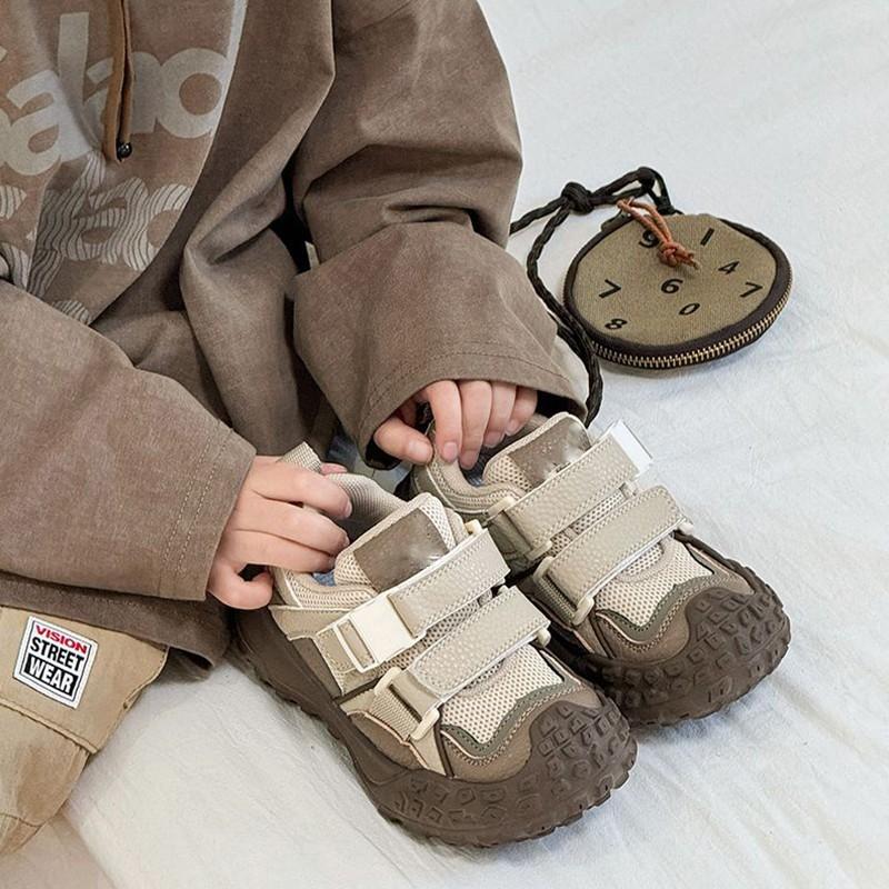 Kids Velcro Strap Outdoor Casual Sneakers 23