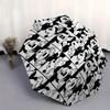 Mickey Mouse,Grid Pattern Automatic Folding Umbrella   Simple 8 Rib Design, Bright Cartoon Pattern, Durable Iron Frame, Suitable For Travel,