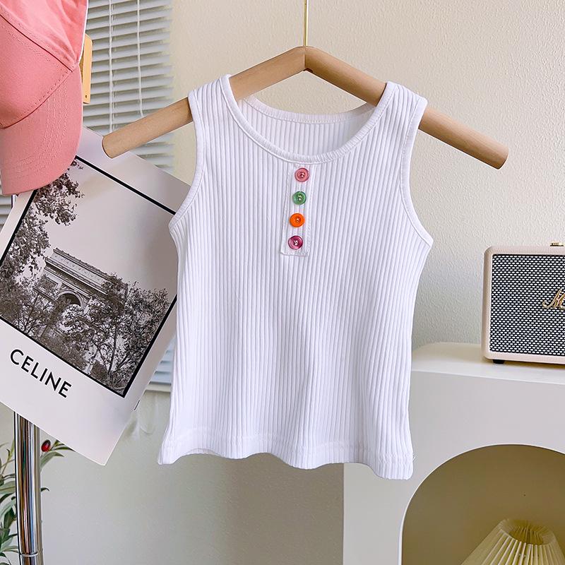 New Girls' Toddler Colorful Summer Sunscreen Shirt & Three-Piece Set TX889