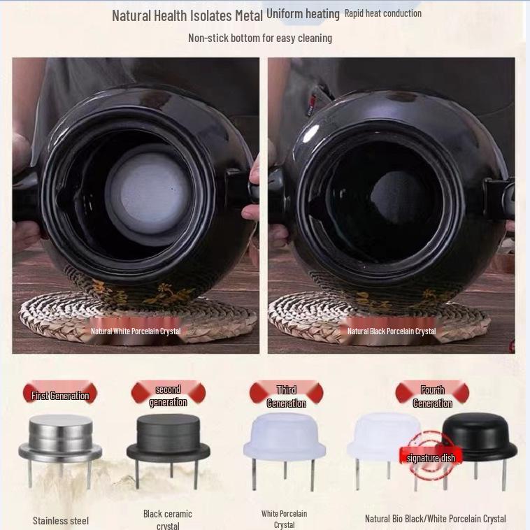 Fully Automatic Multifunctional Electric Chinese Medicine Decoction Pot - Ceramic Household Artifact