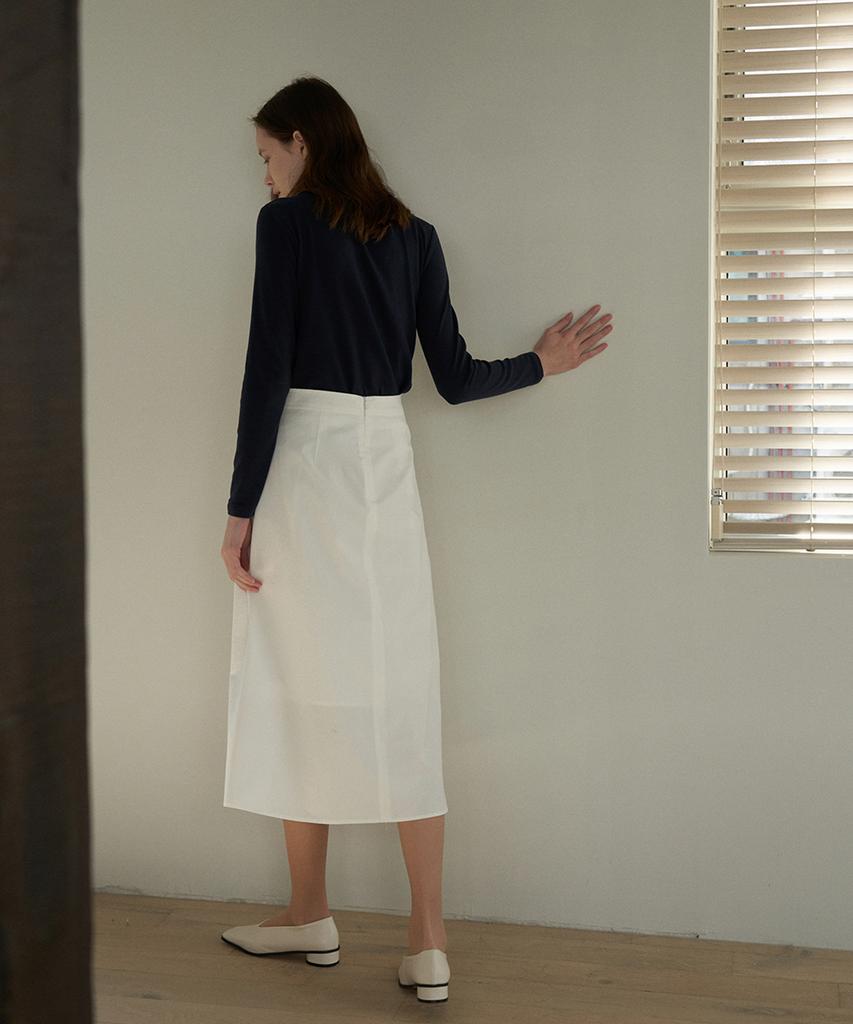 Yulago Plain Cotton Skirt