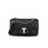 Bag Women'S Bag Crossbody Bag Cowhide Chain Shoulder Bag Versatile Small Square Bag Birthday And New Year Gift For Girls