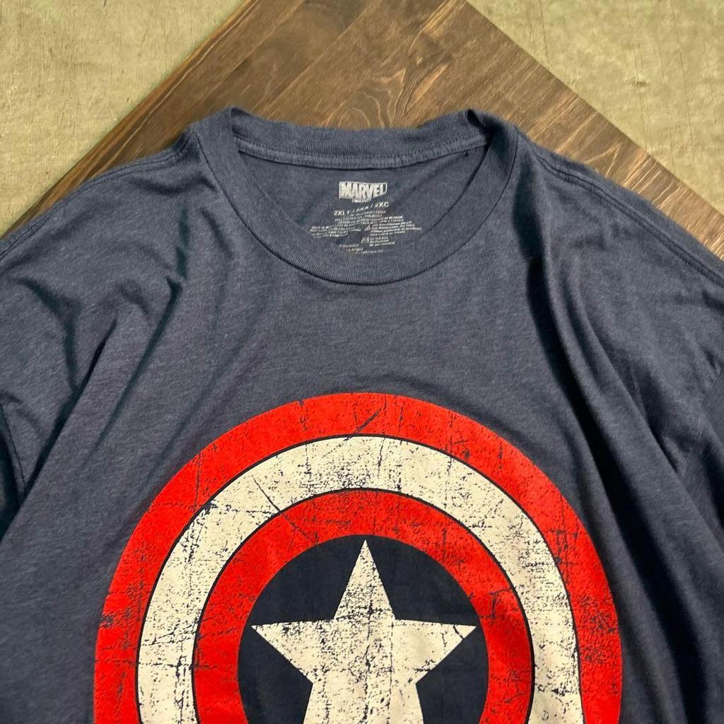 [GEBRAUCHT] 7TSM2MARVEL Captain America T-Shirt, kurzärmlig, gebraucht
