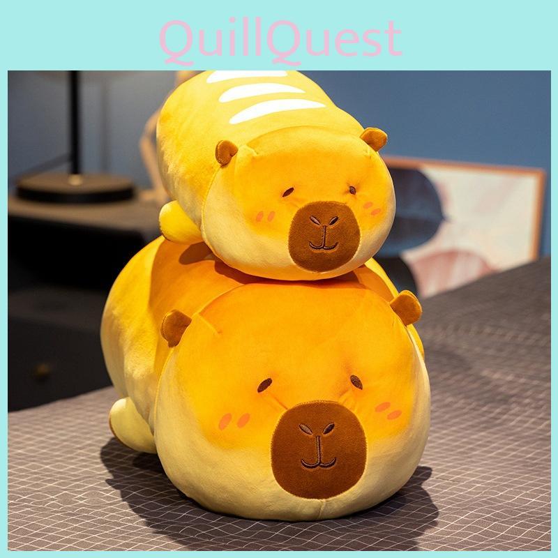 Classic Capybara Bread Plush Toy Charming Soft Pillow For Kids And Adults Alike