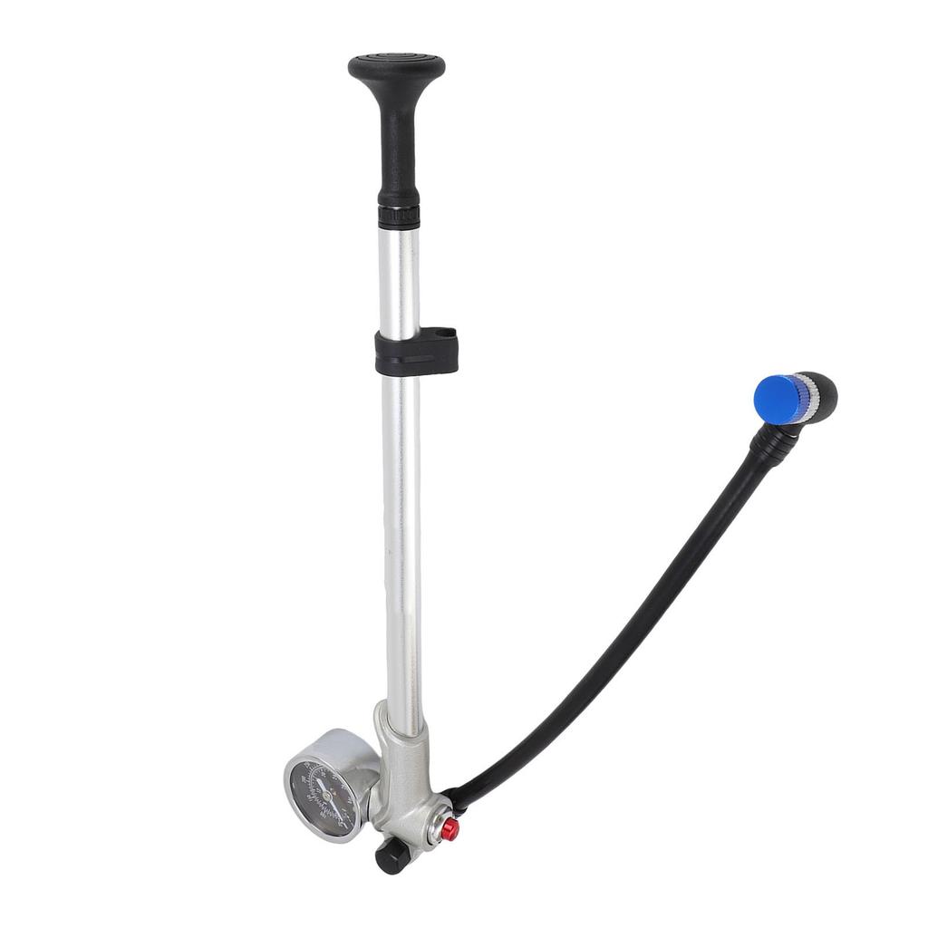 Bike Shock Pump 300PSI Aluminum Alloy Front Fork and Rr Suspension   Pump with Pressure Meter