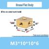 Aluminum Alloy Hex Nut Acrylic Connector Cap