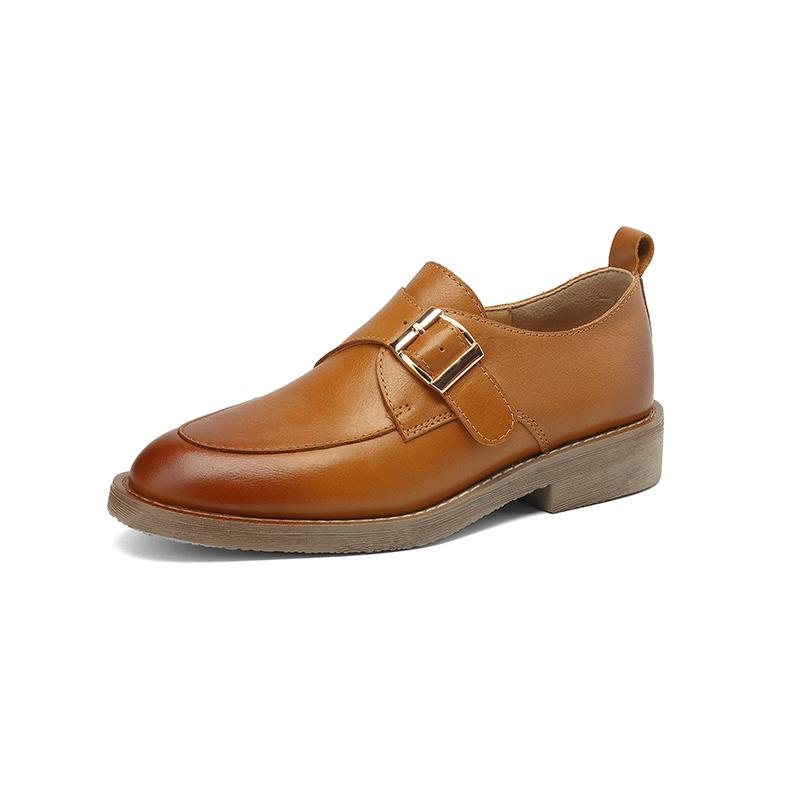 Low Heels Women Pumps Round Toe 2024 Spring Summer New Genuine Leather Quality Concise Shoes Woman Casual Office Lady Loafers