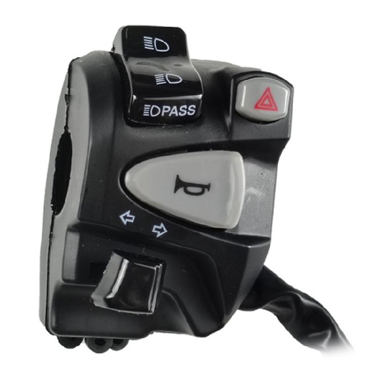 Motorcycle Horn Turn Signal Switch 22mm Handlebar Switch Replace for 150