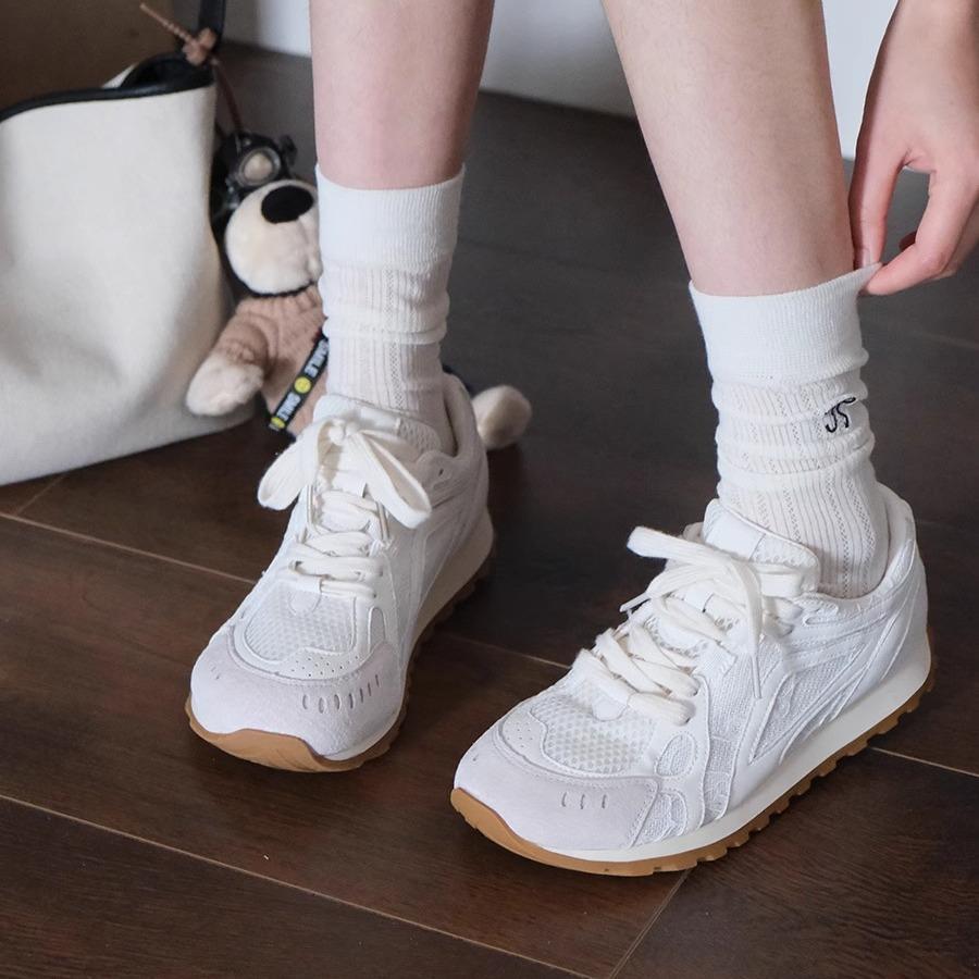 Ziyan~ Platform Casual Shoes Women's Sports Shoes Dad Shoes 2025 Summer Breathable Lace-up Versatile Height-increasing Running Shoes