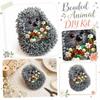 Beaded Animal DIY Kit Hedgehog Craft Materials Package Includes Beads Wire and Instructions for Handmade Decorative Art Project