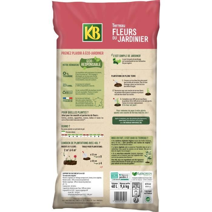 KB - Gartengärtner Blumenerde 40L