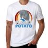 Floaty Potatoes Vintage Unisexatee Gift Tshirt Quick Dry Light Sports Tshirt