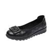 Comfortable shoes soft sole autumn new single shoes shallow mouth shoes medium leather shoes
