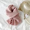 Wholesale Solid Color Scarf Winter Versatile Cashmere Scarf Fashion Pleated Warm Long Scarf Shawl Scarf Wholesale