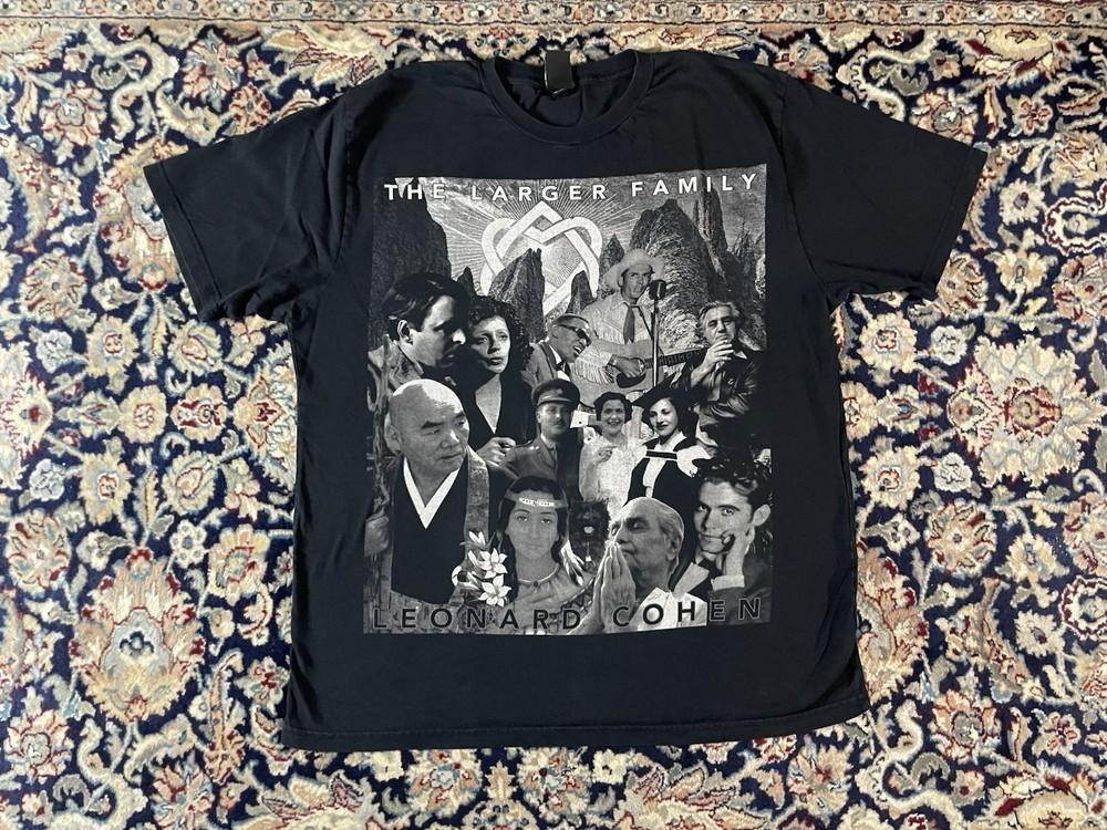 

Vintage 2012 Leonard Cohen Old Ideas Tour Shirt S307 Unisex T-Shirt XXL
