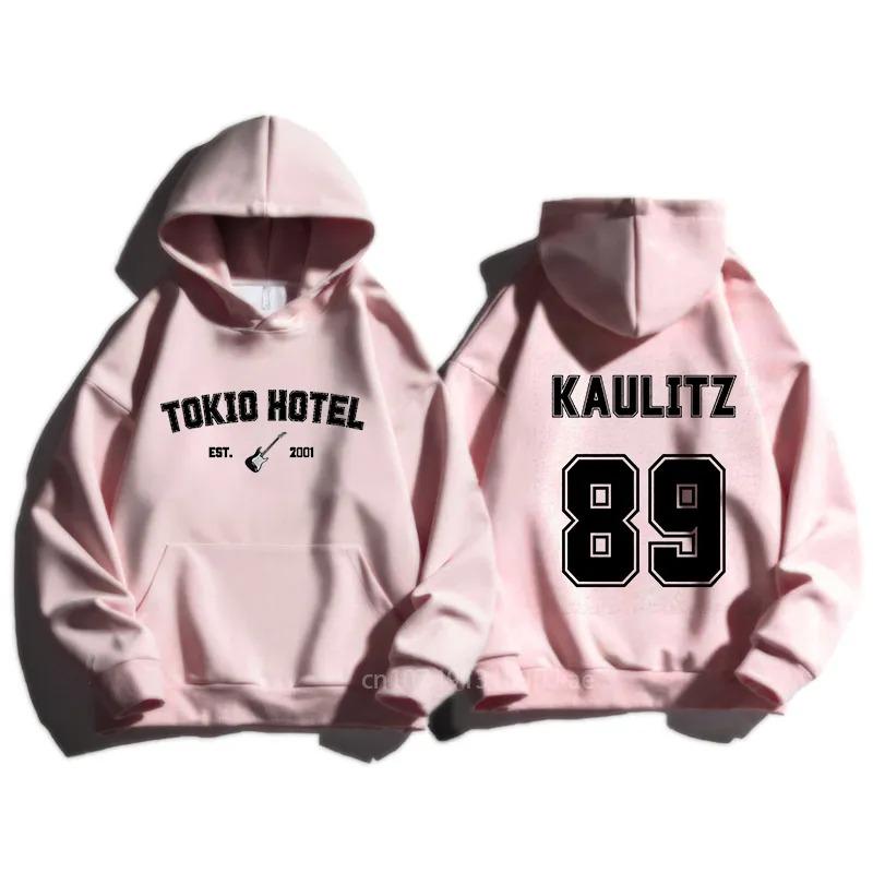 Tokio Hotel Unisex Cotton Hoodie Kaulitz Fashion Fleece Luxury Hooded Sweatshirt Plain Winter Autumn Print Men Women Pullover