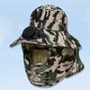 Outdoor Mountaineering Fishing Sun Hat With Large Solar Fan