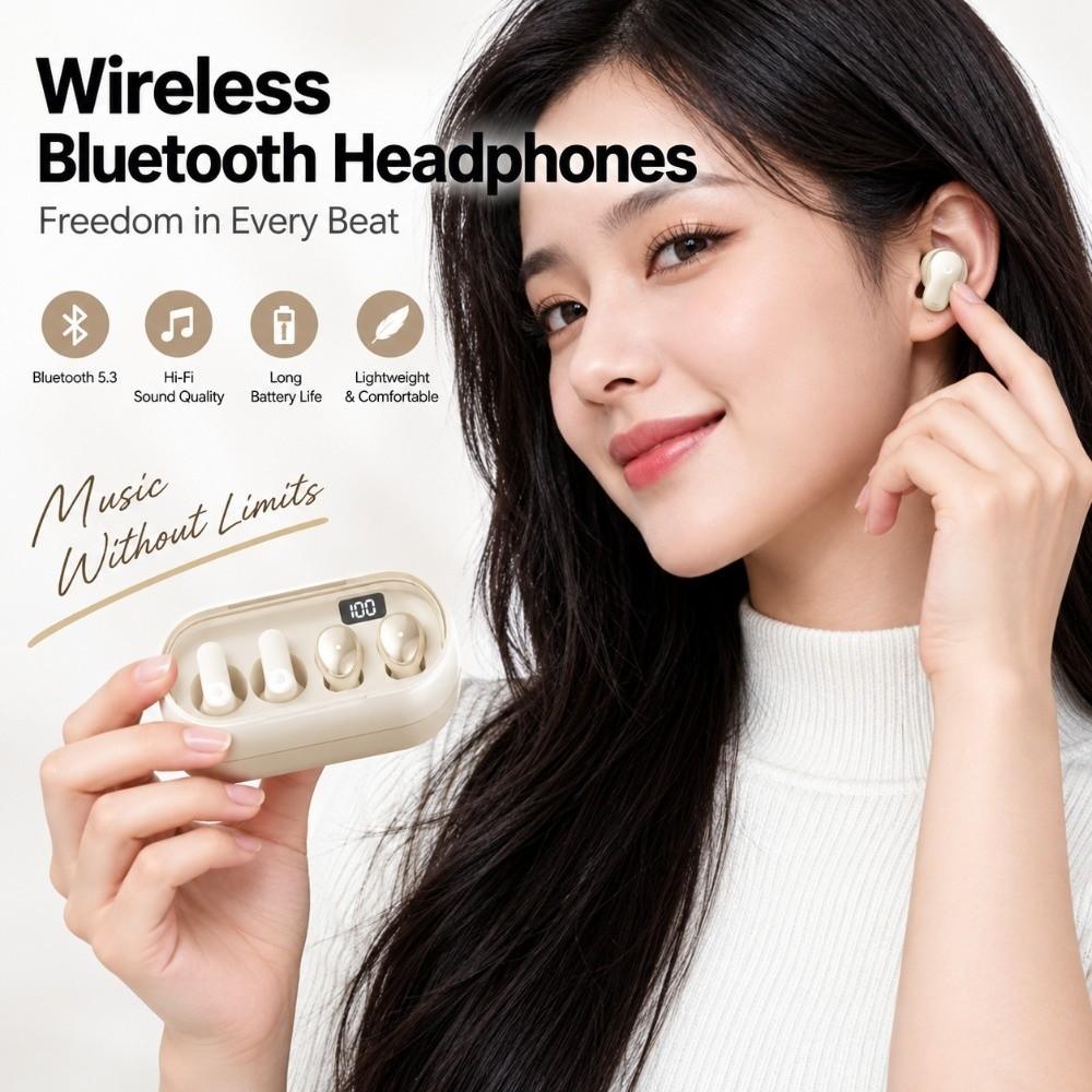 HiFi Wireless Bluetooth Headphone Noise Reduction Sports Earphone True Wireless Earphone Sports