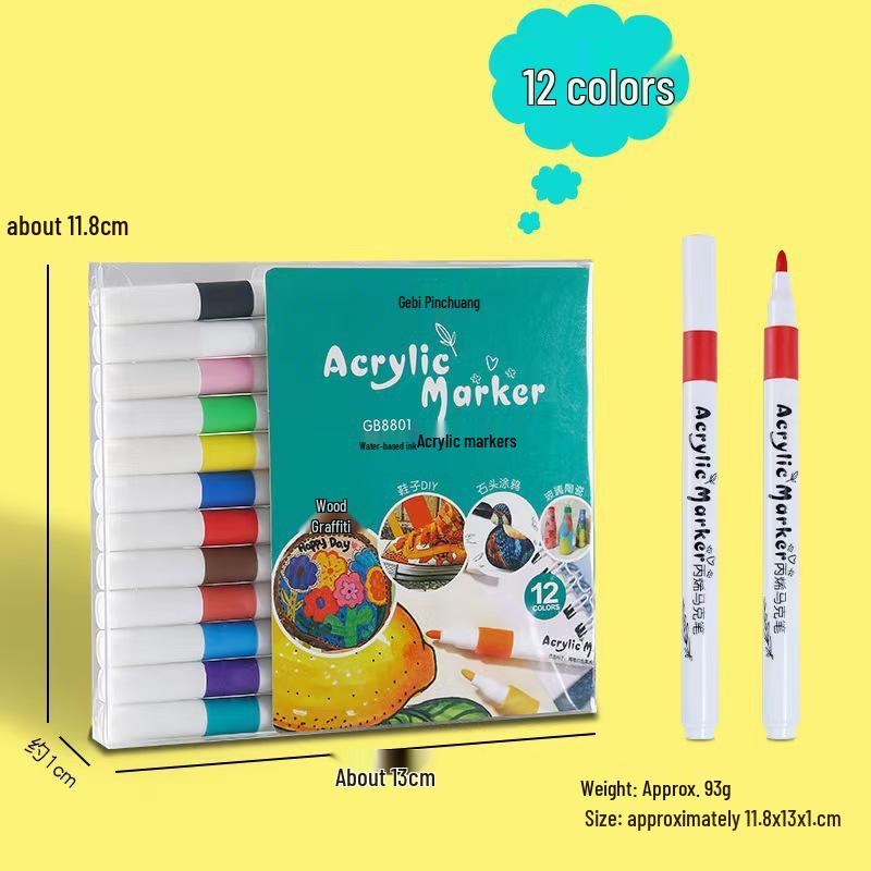 

Складываемые непрозрачные акриловые маркеры для искусства в начальной школе