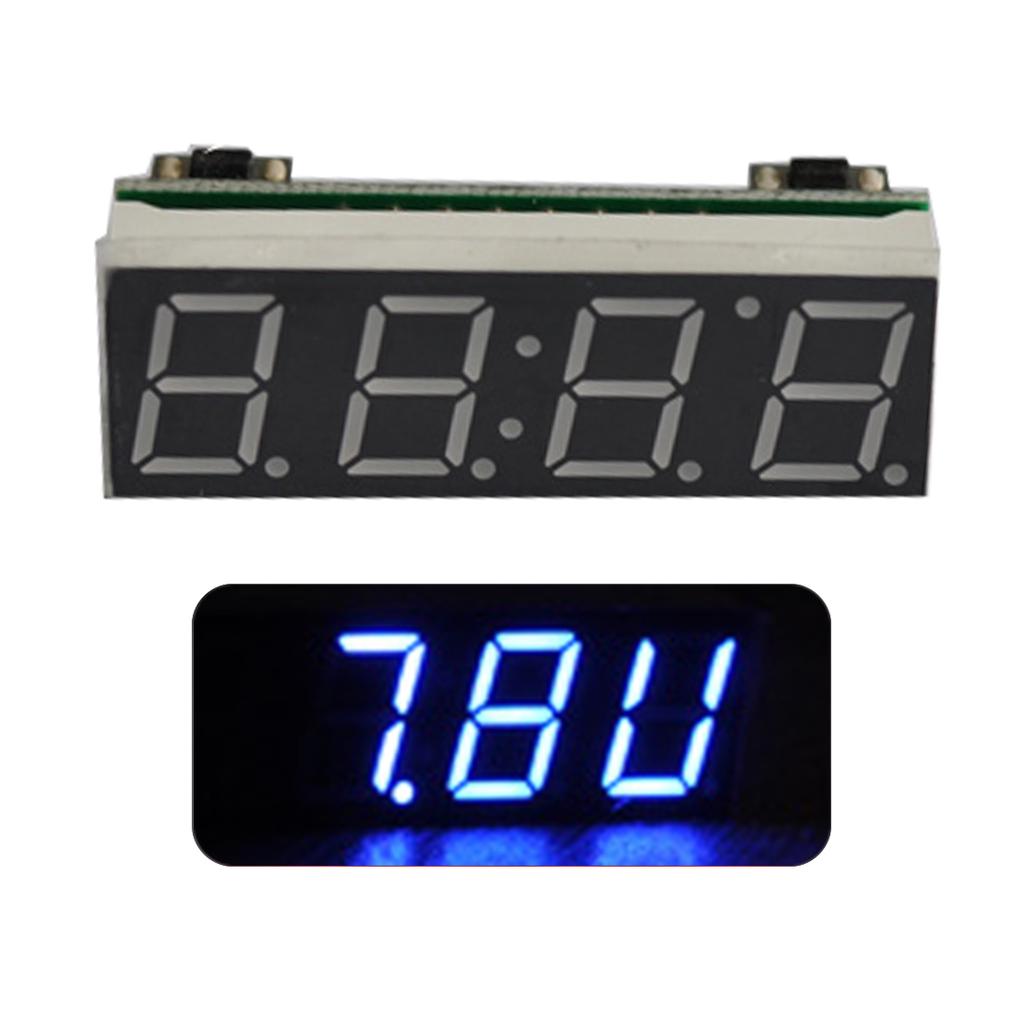 Digitale Auto Uhr LED - Zeit, Temperatur, Spannung 3in1