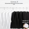 32-Count 250g Unisex Heavyweight Japanese Cotton Long-Sleeve T-Shirt - Loose Korean Style Women's Base Layer Trend