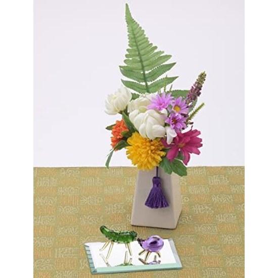 Decorative Glass Spirit Horse Set Obon Decoration Cucumber Eggplant Cow Celebration Mourning Interior Goods