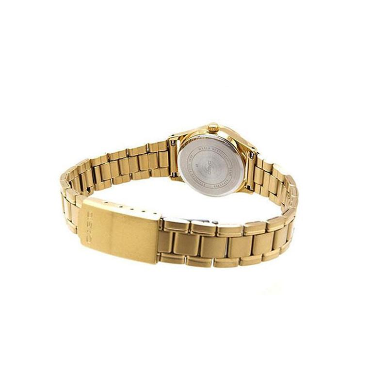 Casio CASIOSTANDARD Series Life Waterproof Quartz Movement Stainless Steel Strap Japanese and Korean Watch Women's Watch White Dial LTP-V006G-7B