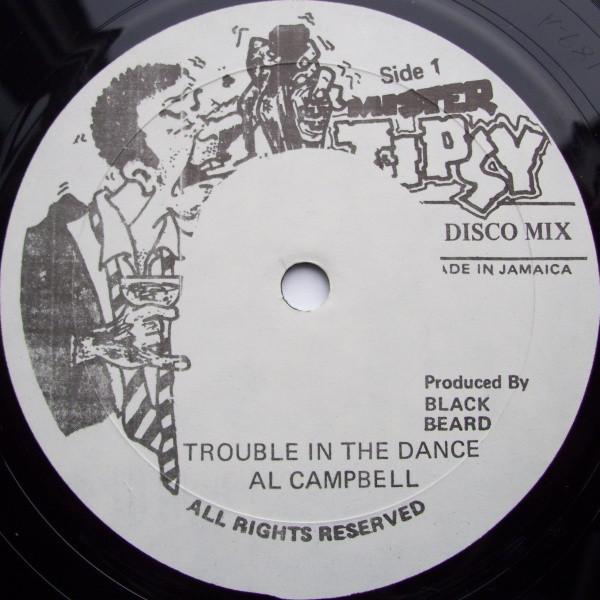 

12-дюймовая пластинка AL CAMPBELL Trouble In The Dance VPRD189 Mister Tipsy Ямайка Регги Ска Даб Б/у