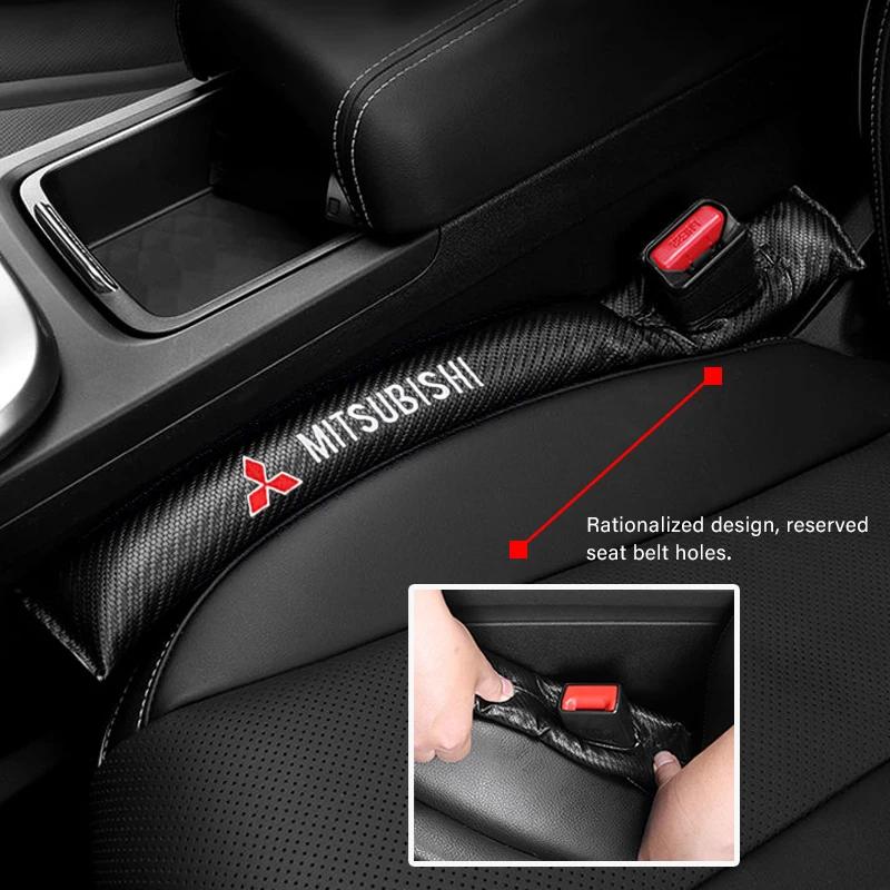 Car Seat Gap Filler Leak Proof Plug Strip for Mitsubishi Outlander Pajero ASX L200 Eclipse Xpander Interior Accessories