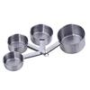 Stainless Steel Measuring Cup & Spoon Set for Baking, with Scale.