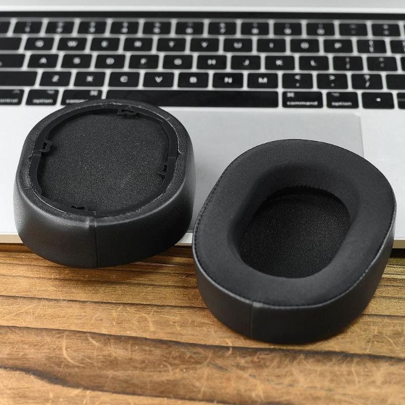 Cooling Ear Cushions Soft Protein Leather Ear Cover Long Wear Comfort for HS55 HS55PRO Headsets Gaming Experience
