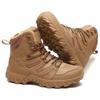Men's Tactical Combat Boots: Outdoor Peak Climbing, Desert, Winter Plus Velvet, Military, Wilderness Training.