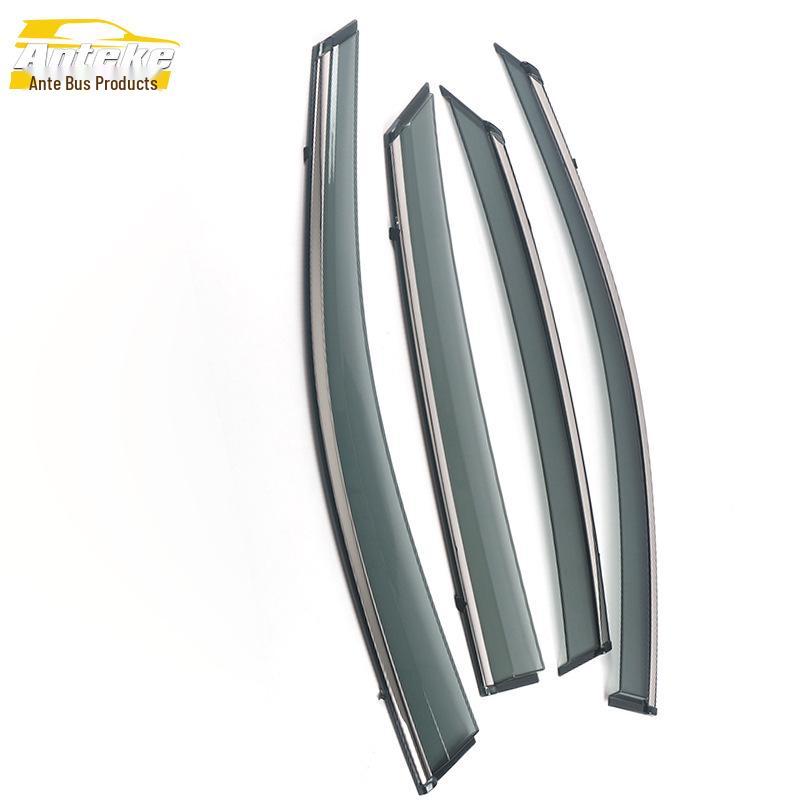 Sonata Rain Deflector: Fits 20 Models, 3D Stainless Steel Trim.
