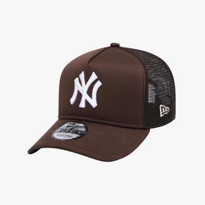 Nová ErA Mlb New York YAnkees Houbová řada A rAmínko Trucker kšiltovka Hnědá 1520636