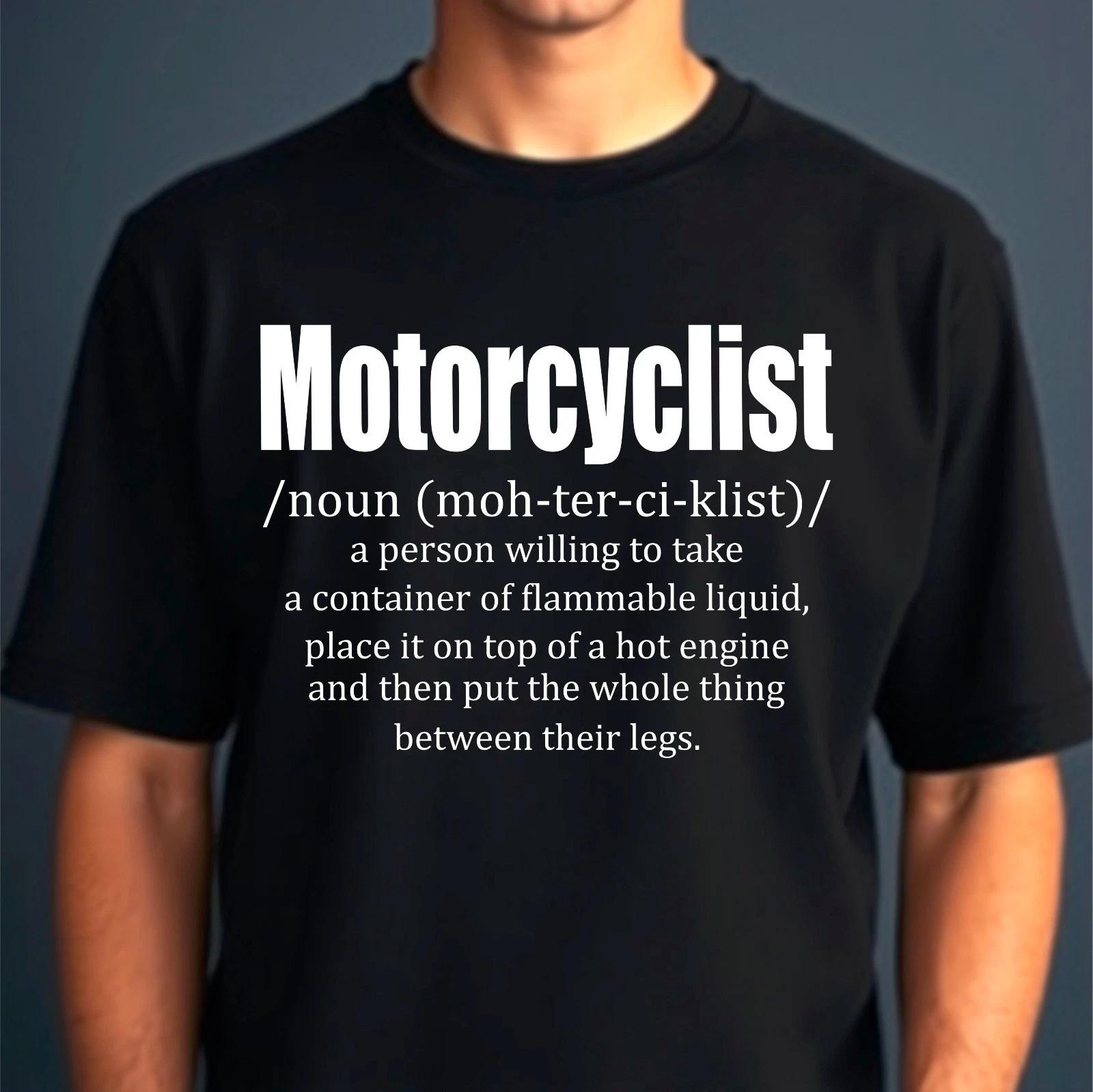 

Motorcyclist Biker T Shirt Honda Yamaha Suzuki Kawasaki Superbike TT Biker Tee L