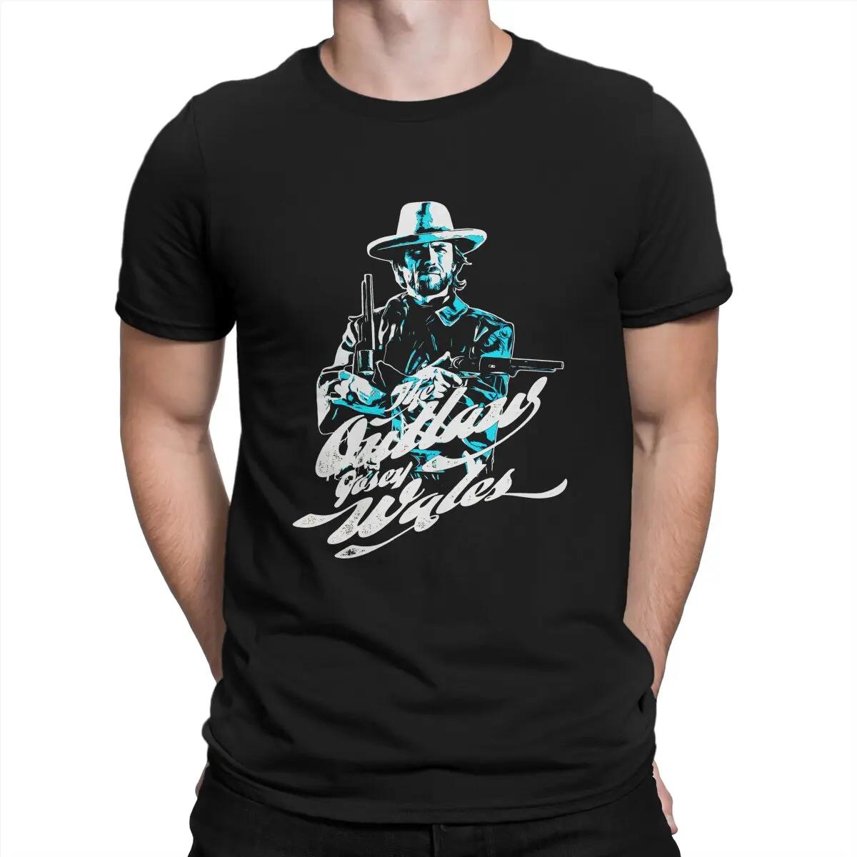 

Eastwood T Shirts Men s Pure Cotton Novelty T-Shirt Round Collar The Outlaw Josey Wales Tees Short Sleeve Clothes Graphic - ... S разноцветный