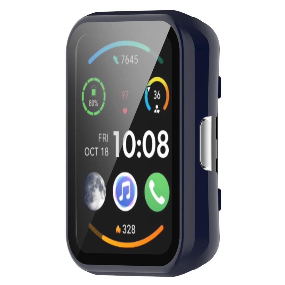 2in1 Case + Tempered Glass for Huawei Watch Fit / Fit SE, Navy Blue
