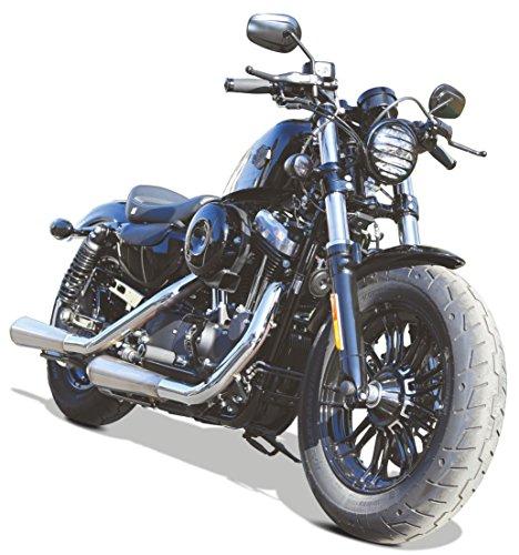 Kijima Motorcycle Parts Headlight Grille for 05y~5-3/4 inch, Black, HD-01563