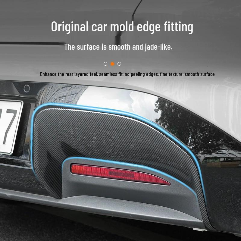 Xiaomi SU7 Front Fog Light & Bumper Decorative Carbon Fiber Frames, Fog Light Covers & Modification Accessories.