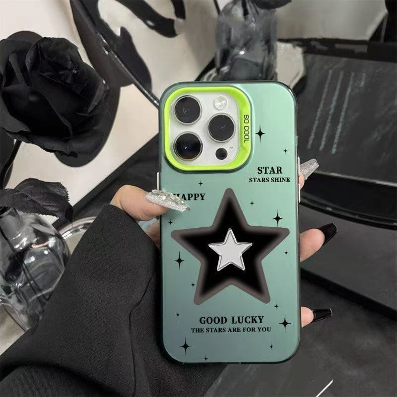English Stars Suitable for Apple 16promax Mobile Phone Case Iphone15 Cool 14pro Europe and America 13 Trend 12