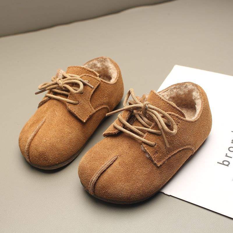 

Осень и зима Обувь Doudou на мягкой подошве Birkenstocks супер милые хлопковые туфли модные теплые и бархатные детские туфли для мальчиков и девочек 35 inner length 22.5CM верблюд