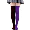 Colorful Over-the-knee Women's Socks For Parties And Holidays Friction-resistant Polyester Blend