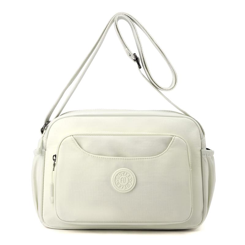 Women's Multi-Layer Shoulder Bag Solid Color Crossbody Bag Mother Bag