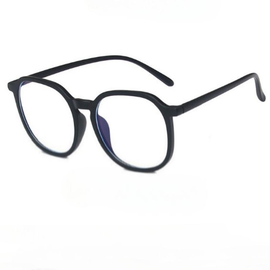 New Style Simple Black-Frame Clear Lens Fashion Glasses Large Frame Versatile for Street Style Women'S Fashion Accessory