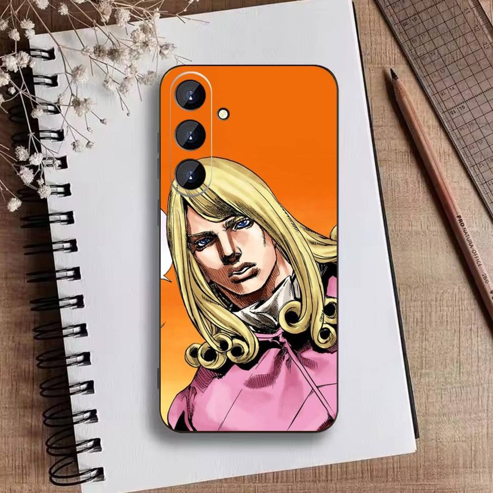 K-Anime Jojos Bizarres Adventures Phone Case For Samsung Galaxy A73,A72,A71,A70,A52,A51 Others Soft Black Cover Samsung a32 5g