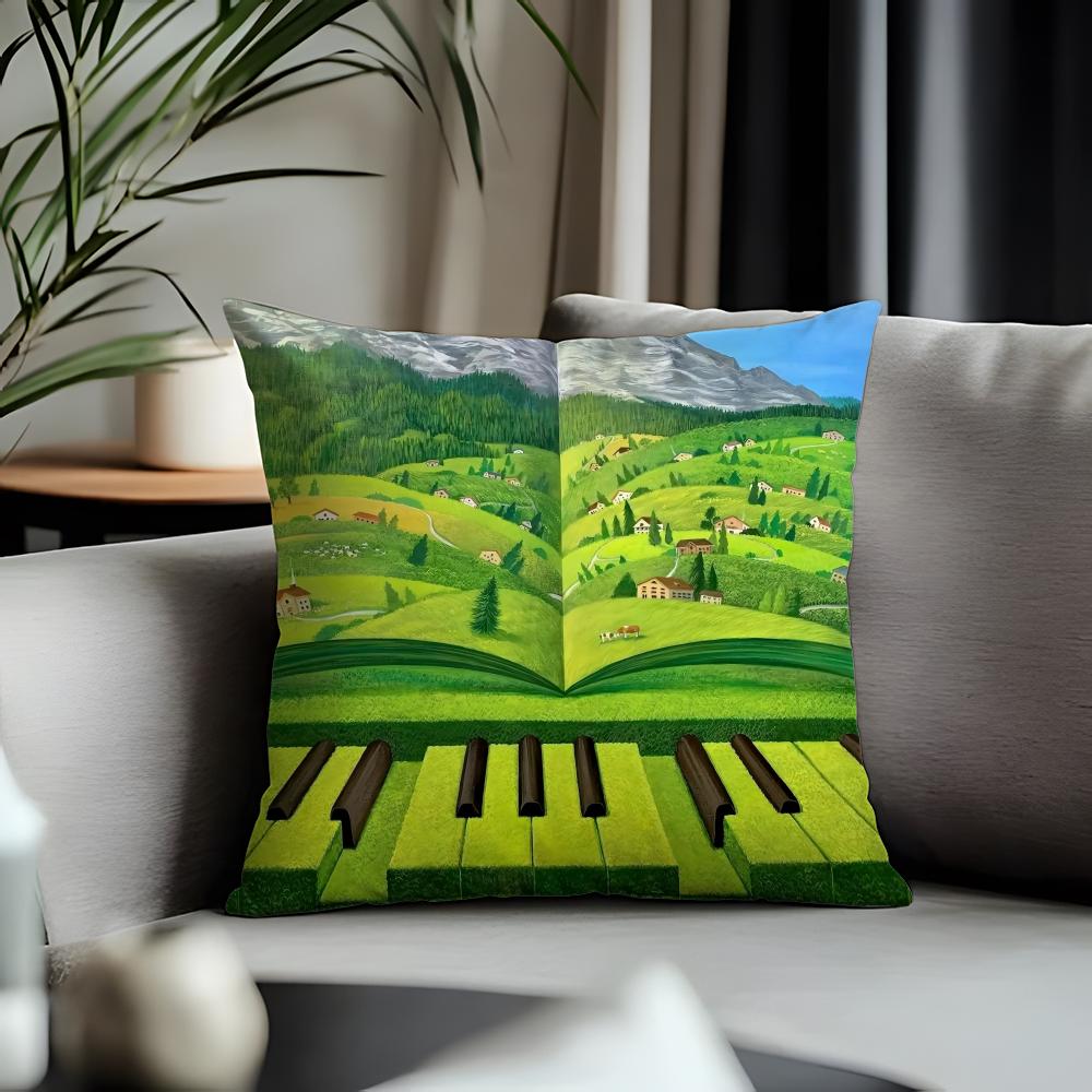 Fashion MMulgil Kimeful Cushion Cover Antidustmite Pillowcase Invisible Zipper Silky Short Plush Sofa Cushion Cover