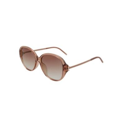 Unisex Round Lens Large Steel Sunglasses