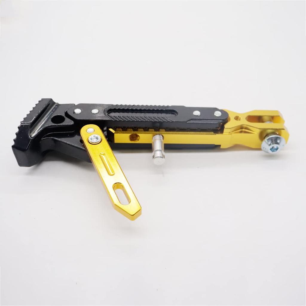 ZCJSZP Adjustable CNC Metal Motorcycle Foot Bracket Bicycle Side Bracket